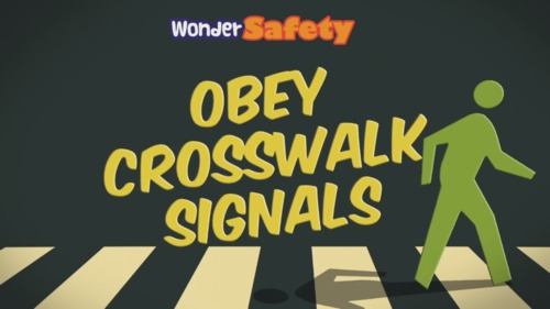 Preview of "Obey Crosswalk Signals" K-2 Safety Video