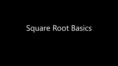 Preview of Irrational Numbers - Estimating Square Roots with Worksheet
