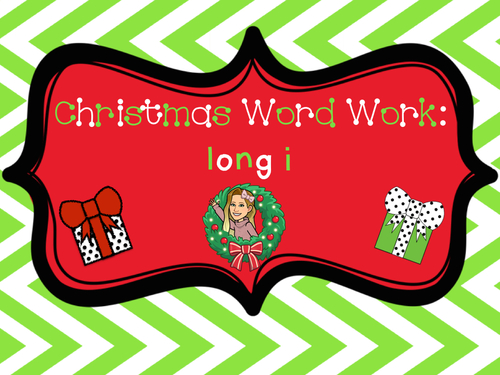 Preview of Holiday Phonics: Long i Christmas Phoneme Blending & Fluency Video *WITH MUSIC*