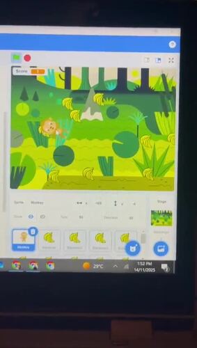 Monkey Eats 10 Bananas — Scratch Game with Score | Step-by-Step PDF Guide