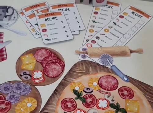 Make a Pizza, Numbers and Counting, Pizza Playset, Early Math, Dramatic ...