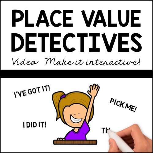 Preview of Place Value Detectives: Make it INTERACTIVE!