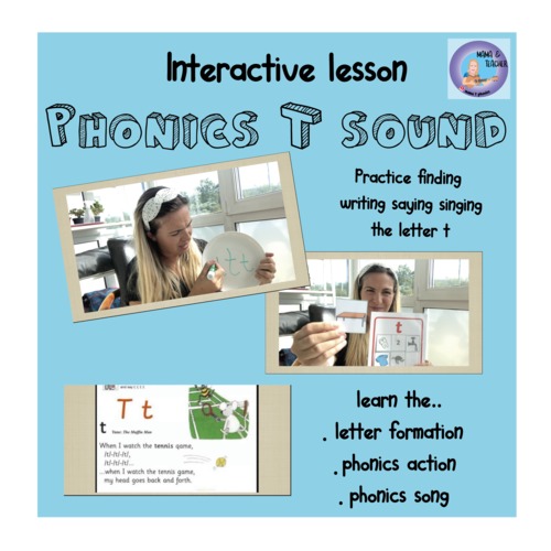 Preview of Phonics Tt sound interactive lesson led by an experienced EarlyChildhood Teacher