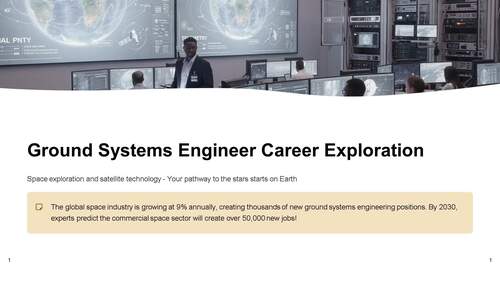 Ground Systems Engineer Career Exploration | Skills, Salary & Pathway ...