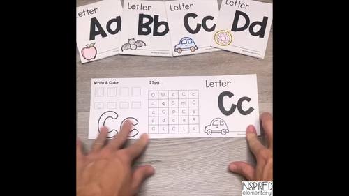 Alphabet Fold & Fun Books {Alphabet Activities for Distance Learning}