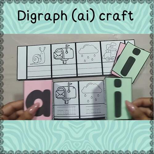 Digraph (ai) Craft | Phonics Activity for Kindergarten & 1st Grade