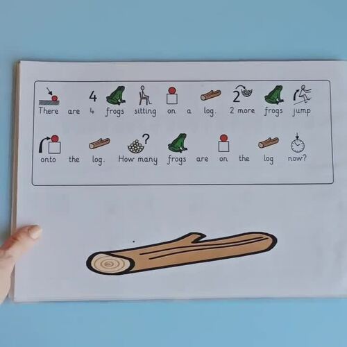 Visual supported Maths problems (SEN problem solving) | TPT