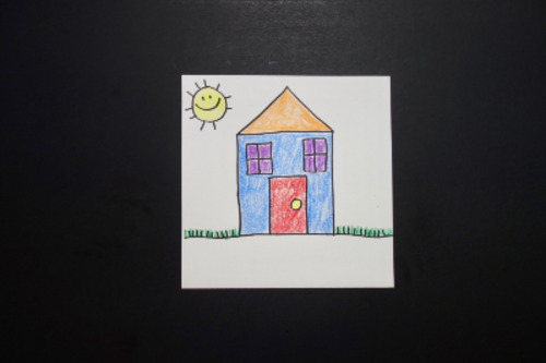 Preview of Let's Draw a House!  (Shapes & Colors)