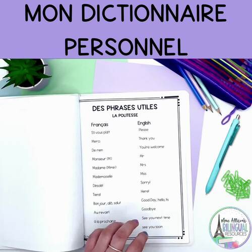 Dictionnaire phrase outlet