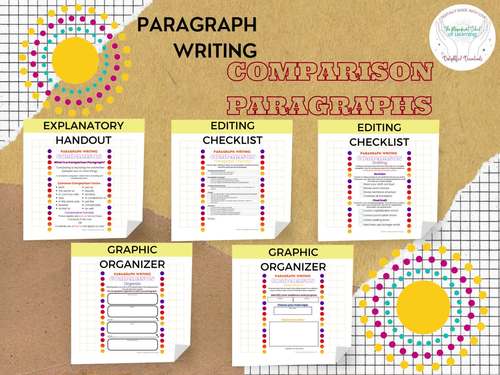 Comparison Paragraph Writing digital download printable | TPT