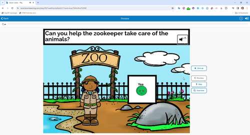 Let's Help the Zookeeper! Female by Creative Speech Language Resources