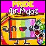 PRIDE Day Art Lesson, LGBTQ+ Art Project for Elementary or