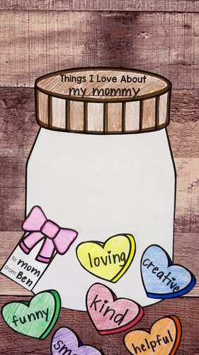 Valentine's Day Love Jar | Kindness Activity, Self Affirmation SEL ...