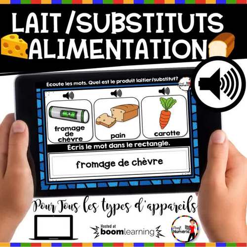 ALIMENTATION Food Groups BOOM Cards - Distance Learning - BUNDLE 5 Jeux