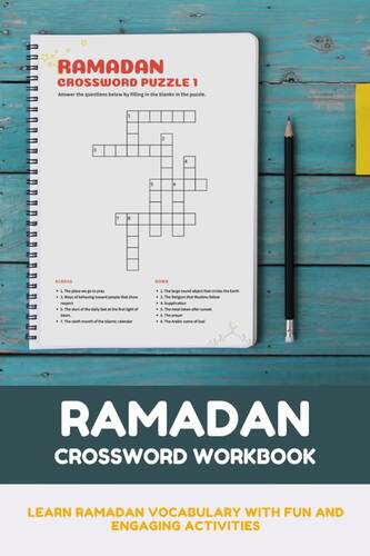 Islam Crosswords Book for kids Best Ramadan crossword Puzzles for Kids