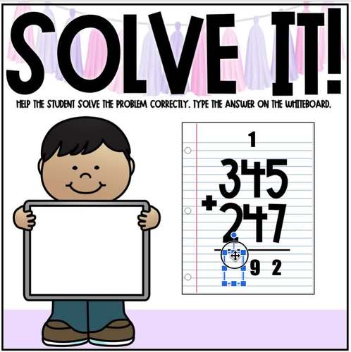 Three Digit Addition Activity | Three Digit Addition Math Task Cards | Math Game