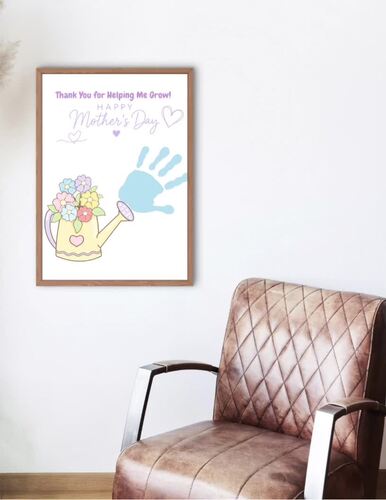 Mother’s Day Handprint Craft Printable Thank You for Helping Me Grow ...