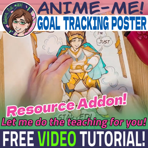 Preview of VIDEO Tutorial Personal Goal Setting | Tracking Poster & Reward System Activity
