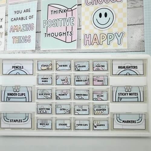Pastel Classroom Decor Bundle | Bows & Composition Notebook Classroom Decor