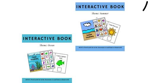 Summer Adapted Book Bundle| Speech & Language| Interactive Book|Summer ...