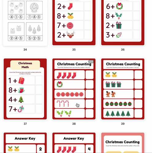 Christmas Activities BUNDLE |155 pages | Printable | Kids Early ...