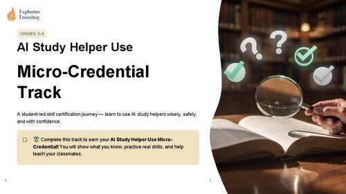 Micro Credential Track: Editable PPT Lesson : Guided Lesson & Reflection