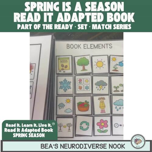 Spring Adapted Book | Vocabulary & WH Practice | Life Skills | Autism ...