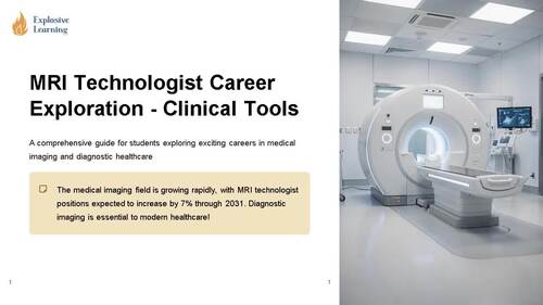 MRI Technologist Career Exploration - Clinical Tools Lesson Grades 4-12 ...