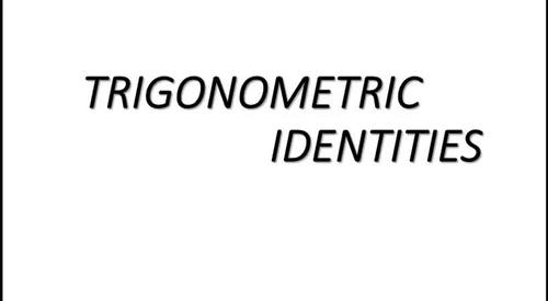 Preview of Trig Identities Guided Scaffolded Video Notes w/PDF