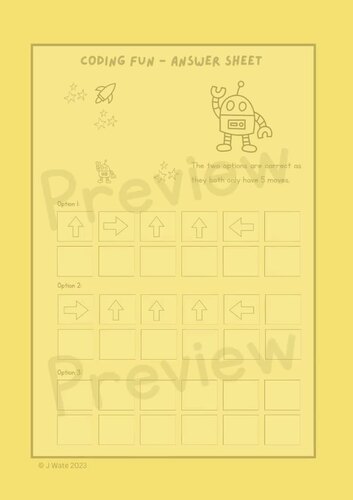 Engaging Printable Unplugged Coding Worksheets and Fun Coding Activities
