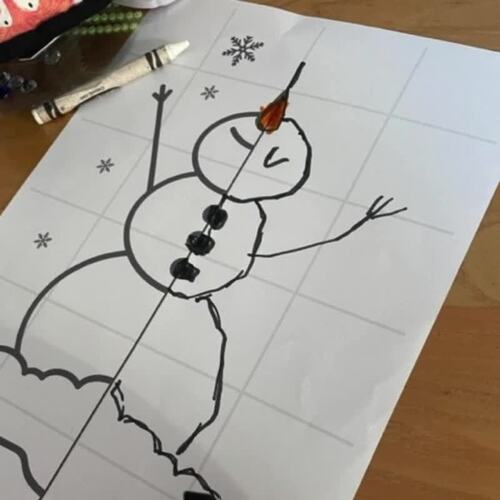 Fun Winter Holiday Math Art Bundle – Symmetry, Multiplication, and ...
