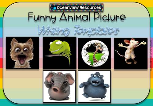 Funny Animal Stories with Story templates by Oceanview Resources