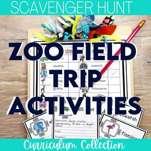 Zoo Scavenger Hunt | Zoo Field Trip Activities by Curriculum Collection