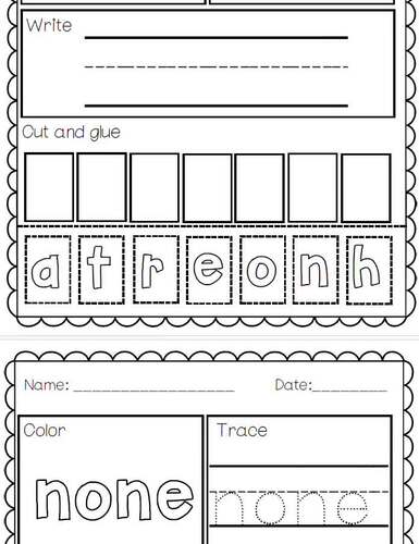 Fundations First Grade UNIT 11 Trick Word Activity Pages | Sight Word | SoR