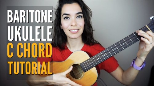 Baritone Ukulele C Chord EASY Tutorial for Beginners | TPT