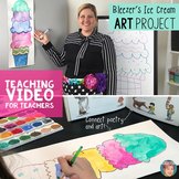 Free National Poetry Month Lesson: Bleezer's Ice Cream Paintings