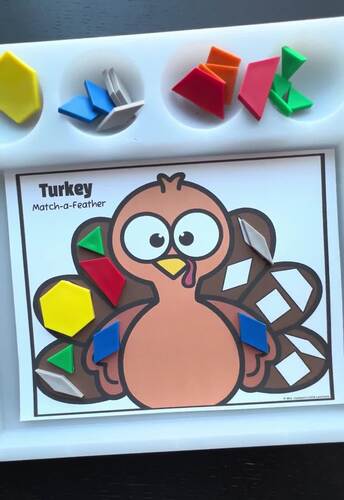 Pattern Block Shape Matching Activities BUNDLE by Mrs Jackson's Little ...