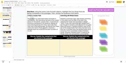 Figurative Language Digital & Print Bundle | All Unit Activities ...