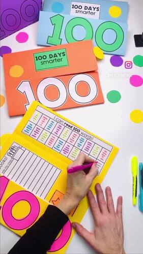 100th Day of School Activities & Centers | Math and Literacy Keepsake ...