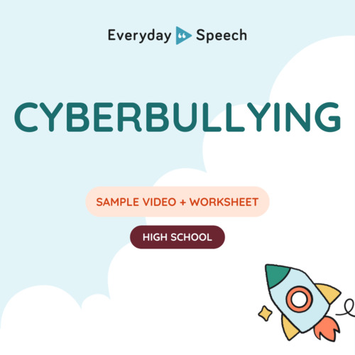 Free High School Cyberbullying Lesson by Everyday Speech | TPT