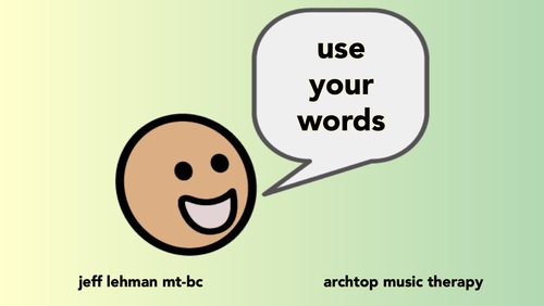Preview of Behavior Songs & Videos - Use Your Words