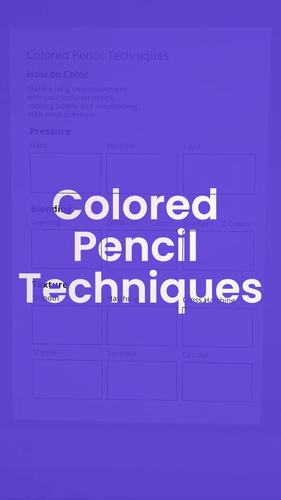 Preview of Colored Pencil Techniques Video Tutorial