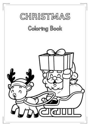Christmas Coloring Pages: Fun & Festive Printable Holiday Activity for Kids
