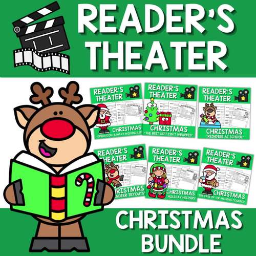 Christmas Readers Theater Activities Bundle | No Prep Skits & Plays ELA ...
