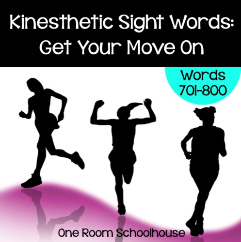 Preview of Kinesthetic Sight Words: Get Your Move On! (Set 8)