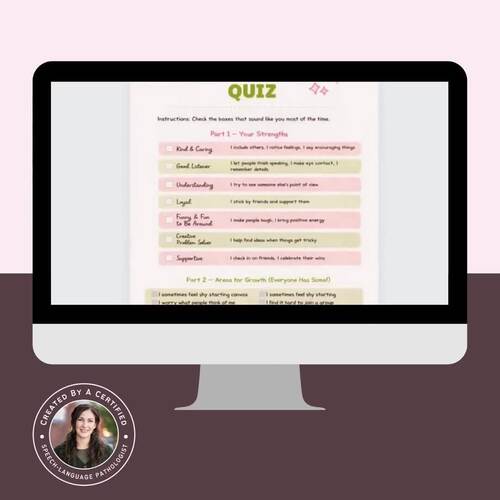 Friendship Skills Workbook for Middle School Girls, Social Skills, SEL