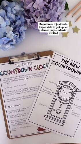 New Year Math Code Cracker - Grade 3-6 Escape Room 