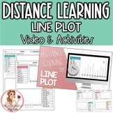 Line Plot Distance Learning Video & Student Practice Pages