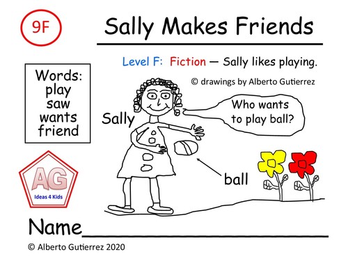 Preview of Video: Sally Makes Friends #9F Read by AG