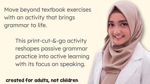 Modals for Advice and Suggestion Grammar Activity for Adult ESL & Review